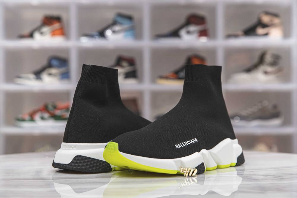 Balenciaga Speed Trainer 黑绿