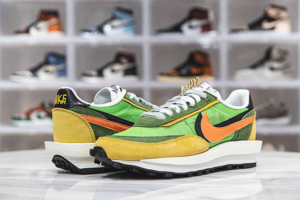 Sacai x LDWaffle 'Green Gusto'