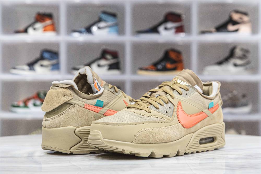 OFF-WHITE x Air Max 90 'Desert Ore'