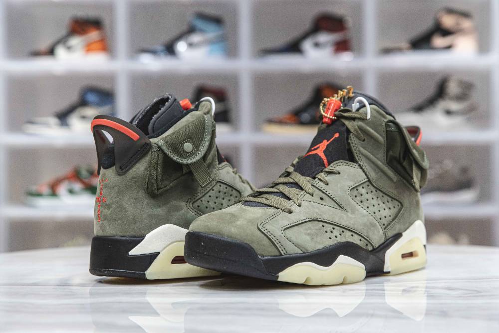 Travis Scott x Air Jordan 6 Retro 'Olive'