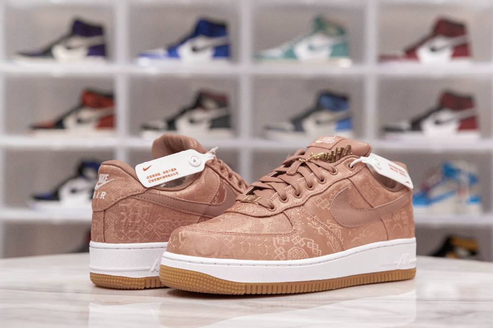 CLOT x Air Force 1 Low Premium 'Rose Gold Silk'